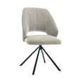 thumbnail image 2 of Silla giratoria 360 Soledad Taburete portátil para comedor con respaldo, 2 of 10