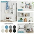 thumbnail image 5 of Kaboon Wall Mount Cube Shelf Set of 3,19.75x12.5x7.75, Model-Cube-Shelf, White, 5 of 7