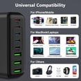 thumbnail image 5 of 300W Fast Charger 8 Port PD Fast Charger Laptop Power Adapter, 65W Laptop Charger Compatible Tablet, Cell Phone Multiple Models, 5 of 9