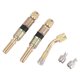 thumbnail image 1 of 1Set 135 Grados Extensión de Válvula de Llanta de Cobre con Extensión de Vástago de Llanta Plástico Flexible de 75mm para Carro Motocicleta RV Camión Bicicleta, 1 of 6