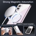 thumbnail image 7 of JETech Magnetic Case for Samsung Galaxy S23+ / S23 Plus 6.6-Inch, Compatible with MagSafe, Shockproof Protective Phone Cover, Non-Yellowing Hard Clear PC Back (Clear), 7 of 7