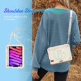 thumbnail image 4 of navor Rugged Cover Compatible with iPad Mini 6 (2021), Rotatable Kickstand Shoulder & Hand Strap Shockproof Heavy Duty Protective Case, 4 of 9