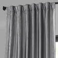 thumbnail image 6 of Platinum Blackout Faux Silk Taffeta Curtain (1 Panel), Platinum, 50W X 84L, 6 of 10