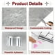 thumbnail image 3 of Uxcell 15Pcs Azulejos de Mármol Autoadhesivos, Paneles de Pared Impermeables para Salpicadero, Azulejos de Ducha Autoadhesivos de 12"x12" para Baño, Diseño Gris Trueno, 3 of 7