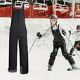 thumbnail image 2 of comerut Women Overalls Front Zipper Waterproof Adjustable Shoulder Strap Thermal Windproof Sleeveless Anti-static Plus Size Pockets Outdoor Jumpsuit, 2 of 8
