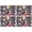 Pioneer Flower Floral-2, variant on Pioneer Flower Floral Print Pattern Summer Placemats Table Placemats Set Of 4-Linen Kitchen Washable Placemats Table Mats 12x18 Inch Non-Slip Heat Resistant