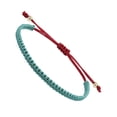 thumbnail image 3 of Friendship Bracelet Gift Thread Hand Chain Adjustable Drawstring Drawstring Decoration Women Accessories Jewelry Bangle for Wedding Beach Party Type 17, 3 of 6