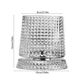 thumbnail image 4 of Spinning Whiskey Glass with Base, Crystal Rotating Bar Glass, Gift Set for Scotch Bourbon Liquor, 260ml Capacity Whiskey Tumbler with Swivel Stand, Elegant Drinkware, 4 of 6