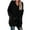 Black, variant on LOVZFMLL Cardigan for Women's Solid Color Cardigan Wool Sweater Pocket Recreational Long Sleeve Tops