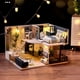 thumbnail image 3 of Kit de juguetes de casa de muñecas DIY Hut casa de Tmvgtek muñecas en miniatura de madera 3D hecha a mano de princesa juguetes para niños regalos de cumpleaños, 3 of 8