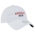 thumbnail image 3 of Women's New Era White Los Angeles Angels Team Fan 9TWENTY Adjustable Hat, 3 of 5