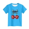 thumbnail image 4 of T-Shirt pour Enfants, Imprimé de la Fête de l'Indépendance à Manches Courtes et Col Rond, Haut Décontracté et Polyvalent pour Garçons et Filles de 3 à 15 Ans, 4 of 6