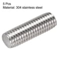 thumbnail image 2 of Uxcell M10 x 30mm Fully Threaded Rod 304 Stainless Steel Right Hand Threads 5 Pack, 2 of 5