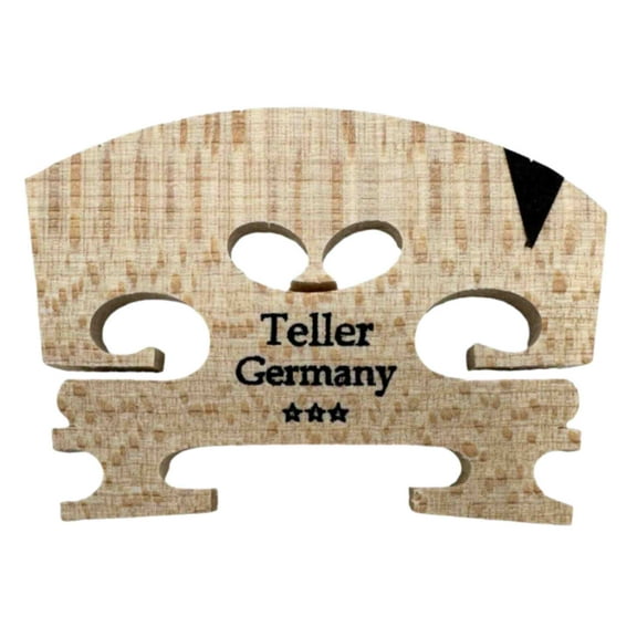 Aubert Teller Violin Bridge 3/4 Semi Fitted with Insert