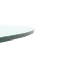 thumbnail image 4 of 20" Inch Round Tempered Glass Table,1/4" Inch Thick Flat Polished Edge,Coffee, Dining Table, 4 of 8