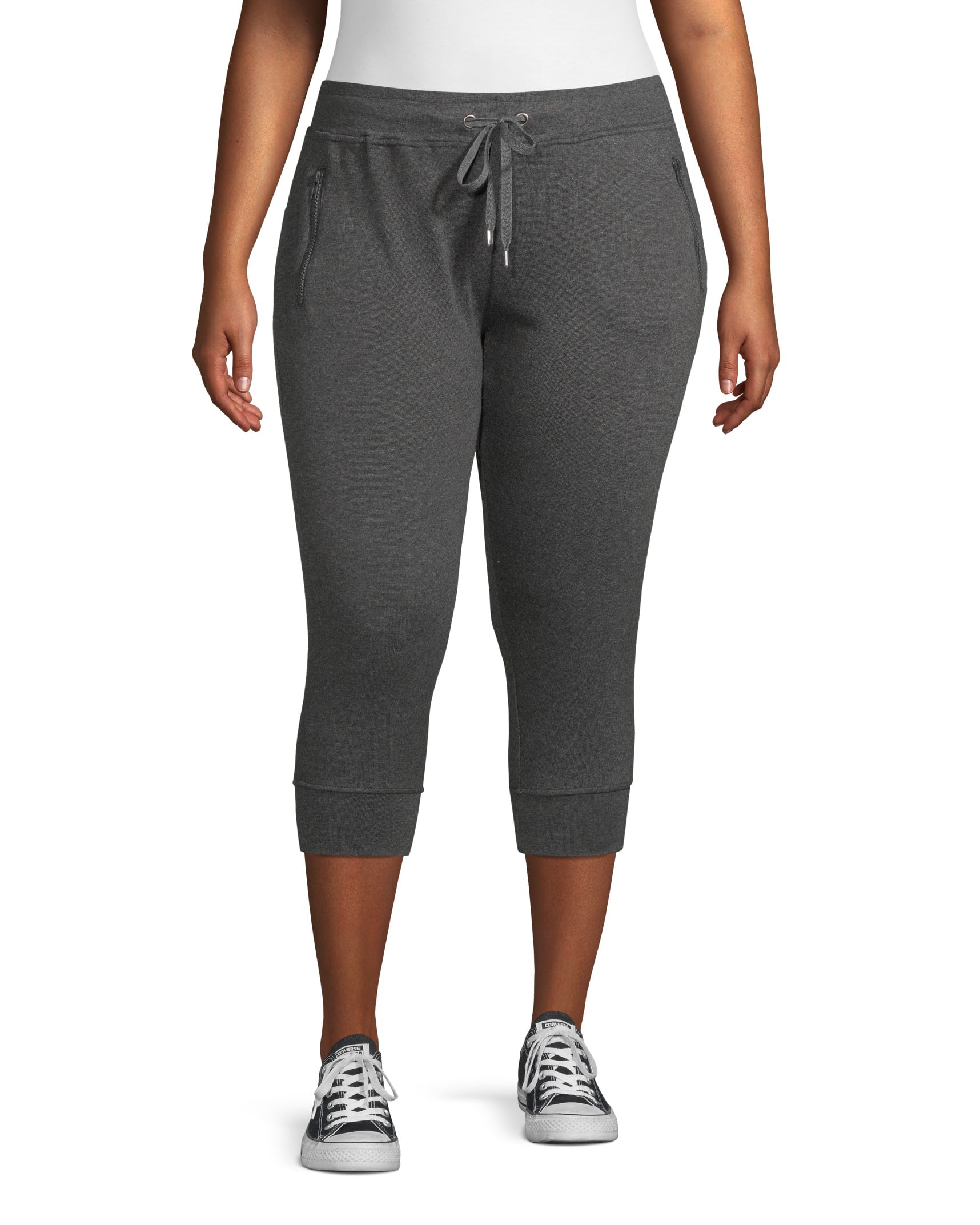 New York Laundry Women's Plus size Athleisure Zip Pocket Joggers ...
