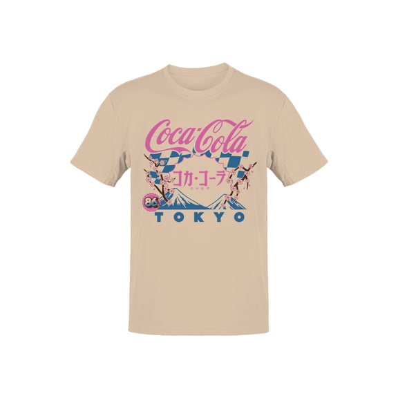 Officially Licensed Coca Cola Tokyo Sakura Graphic Design Men's T-shirt