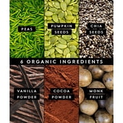 Truvani Vegan Pea Protein Powder | Chocolate | 20g Organic Plant Based Protein | 10 Servings | Keto | Gluten & Dairy Free | Low Carb | No Added Sugar