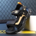 thumbnail image 6 of Gvdentm Sandal Boy 10 Boys Girls Sandals Open-Toe Summer Outdoor Unisex Child Sport Sandals Athletic Lightweight Water Sandals Kids(Gold,12.5), 6 of 9