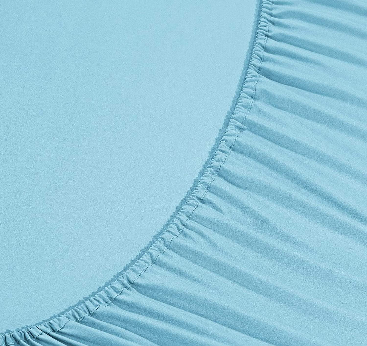 Silky-Soft 4-Piece Sheet Set, Queen - Aqua Blue