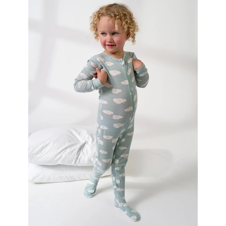 Gerber Baby and Toddler Footed Unionsuits, 4-Pack photo 2
