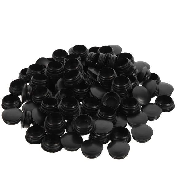 100 Pcs Furniture Hole Plug Cabinet Plugs Fixings Reusable Cupboard Button Plastic