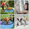 thumbnail image 6 of Ownpets Foldable Pet Dogs Cats Pool Bathing Set Portable Kiddie Swimming Bathtub with Massage Shower Sprayer, 6 of 7