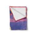 thumbnail image 2 of American Soft Flannel Fleece Blanket, Washington US Congress Capitol Building Square Reflection on Lake Sunset View Image, Cozy Plush for Indoor and Outdoor Use, 50" x 70", Red Blue, by Ambesonne, 2 of 6