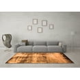 thumbnail image 3 of Ahgly Company Indoor Round Oriental Orange Industrial Area Rugs, 8' Round, 3 of 4