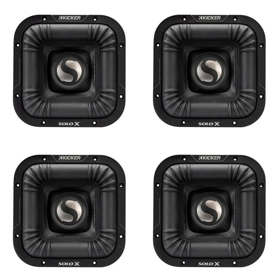 Kicker (4) 49L7X82 - SoloX L7X 8-Inch Competition Subwoofer, 2-Ohm