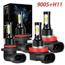 NSDXCT For 2007-2015 Chevy Silverado 1500 6000K Combo LED Headlight High Low Beam Bulbs Kit 4Pcs