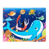 Byujiro Toy Blocks Clearance! Puzzles for Kids Ages 4-8 Year Old - Dinosaur, 100 Piece Puzzle In A Canned Box, Puzzle Board, Baby Puzzle Toys Learning Educational Puzzles Toys for Boys and Girls
