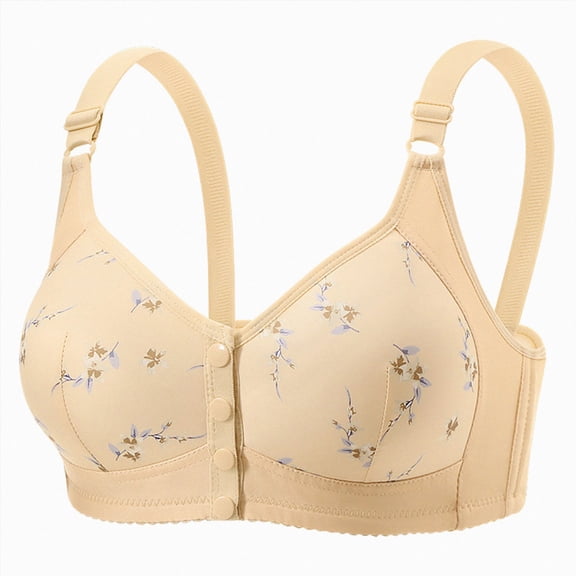 UAYOTSE Women's Full Coverage Seamless Bra Wireless Lifting Support Breathable Daily Wear Size XL