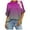 Pink, variant on Raeneomay Oversized T Shirts Tunic Tops Women's Casual CrewNeck Short-Sleeved Gradation Print Short Loose T-Shirt Tops