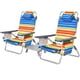 thumbnail image 4 of Costway Juego De Sillas De Playa, Sillas De Camping Portátiles Con 5 Posiciones Ajustables, Juego De Mesa Y Silla De Playa Plegable De 3 Piezas, Adecuado Para Exterior, No Requiere Ensamblaje, 4 of 4
