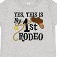 thumbnail image 4 of Inktastic Yes, This is My 1st Rodeo Cowboy Hat with Red Band, Lasso Boys or Girls Baby T-Shirt, 4 of 5