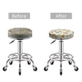 thumbnail image 5 of KLL Lobster Sea Shell Round Bar Chair Cushion Cover 12 inch ,Bar Stool Protector with Elastic, Soft Washable, 5 of 6