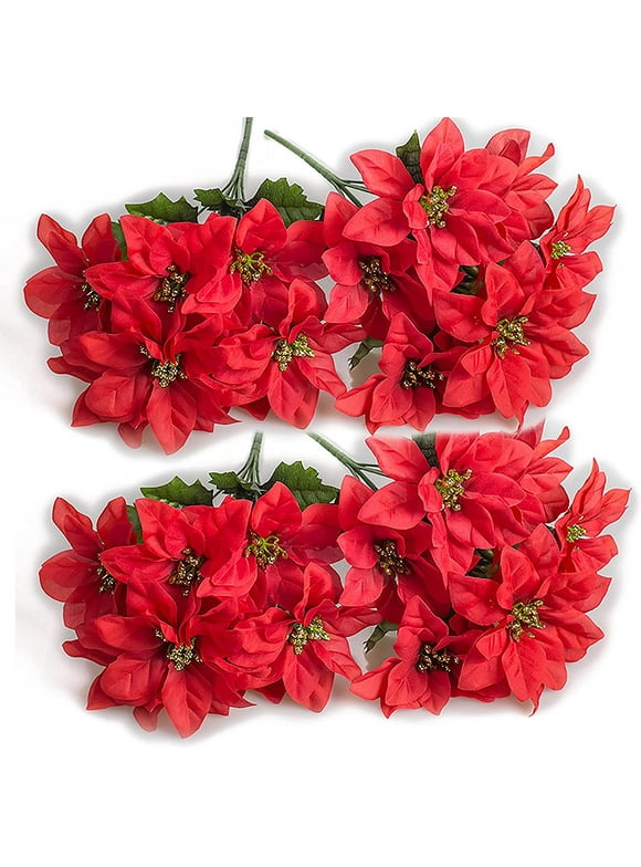 Artificial Poinsettias