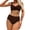 #0300-Brown, variant on Womens High Waist Two Piece Bikini Set Padded Wireless Slim Fit Stretchy Flattering for Beach Pool Vacation Summer Outdoor Water Activities