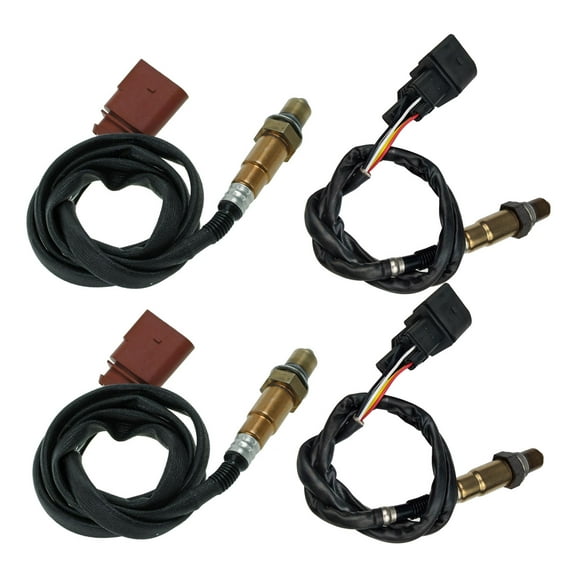Maxfavor 4Pcs O2 Oxygen Sensor for Audi S4 A4 A6 Quattro 3.0L 4.2L 2002-2009 Upstream   Downstream