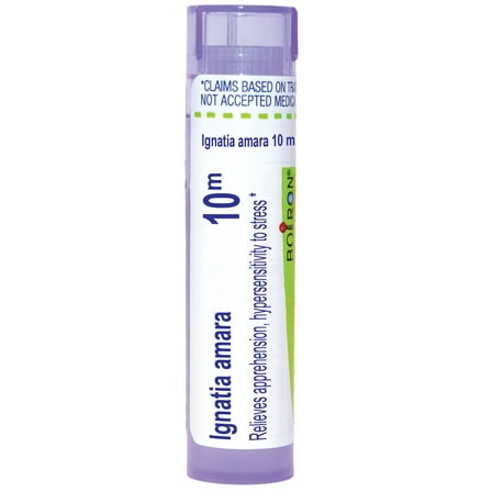 Boiron Ignatia Amara 10M, Homeopathic Medicine for Apprehension, Hypersensitivity To Stress, 80 Pellets