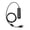 Black, variant on Professional Call Center Headset Adapter H901 USB Plug QD Cable Adaptor with Adjustable Volume Control for 3.5mm Jack Female Equipment Double Units 7.48 Inches / 19 cm Sky Blue