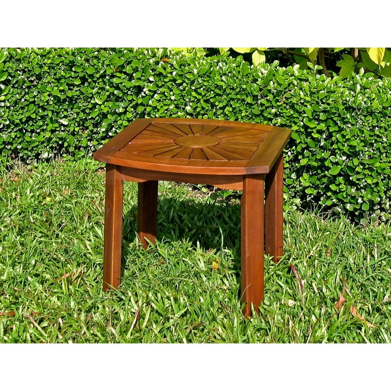International Caravan Sun Burst Square/Round Side Table International Caravan Sun Burst Square/Round Side Table