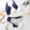 thumbnail image 5 of KOOYTE Transparent Lace Bra and Panty Set Women Lingerie Bra Set Intimates Ladies Seamless Underwear Set, 5 of 6