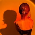 thumbnail image 5 of Lampe de Nuit Pliante Portable Usb Colorée au Coucher du Soleil Led Angle Réglable Projecteur Chambre Bar Café Éclairage Mural Décoratif Lumière Rouge Coucher de Soleil, 5 of 5