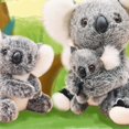 thumbnail image 2 of Adorable Simulation Koala Doll Funny Cartoon Children Toy for Home Office Decoration Birthday Gift (Grey  21cm), 2 of 10