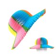 thumbnail image 1 of CRILSTYLEO Sombrero De Panal Plegable Para Usar En Con Arcoíris Para Eventos Coloridos, 1 of 8