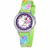 Girls' Stainless Steel Watch, Green Strap