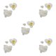 thumbnail image 1 of Cabezas de Orquídeas Artificiales 50 Piezas Elegante Blanco Lechoso Toystoory, 1 of 6