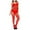 Red, variant on BONIXOOM Halloween Socks Semi-Opaque Thigh-High Nylon,SpandexTrouser Women'S Compression Socks Hot Pink One Size